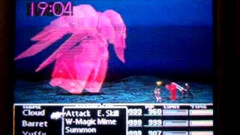 One-Hit-Kill on Emerald Weapon (FF7) NA Version