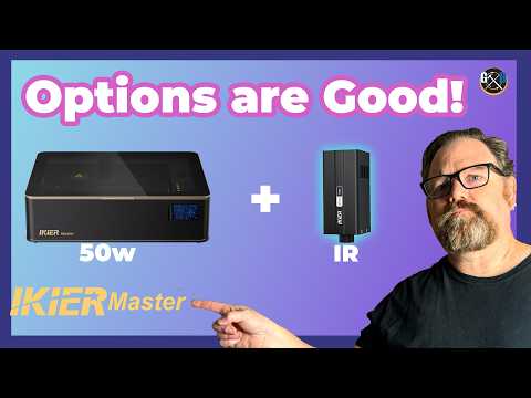 The IKIER MASTER 50w + IR Laser: Options are good!