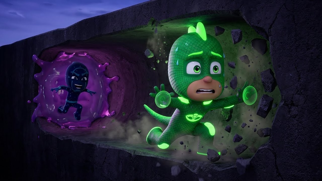 Gekko's Fear of the Dark Cave 🔦🦎 | PJ Masks Full Episode: Trapped in the Tunnel!