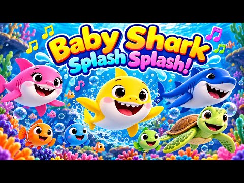 Baby Shark, Splash Splash! 🦈💦 | Dance & Sing with Ocean Friends!