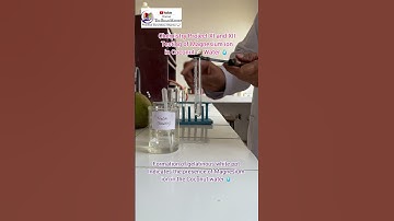 Magnesium ion test in coconut 🥥 water with Practical Guru Monu Sharma