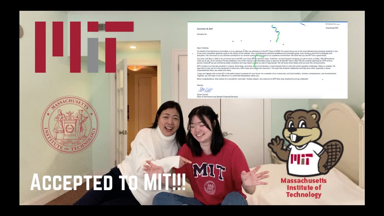 MIT EA ACCEPTANCE REACTION!! | class of 2026 :)