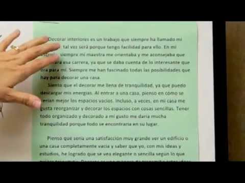 Essay in spanish