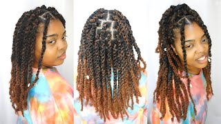EASY Marley Twists 🤎 Fall protective hairstyle for natural hair | Janet Collection