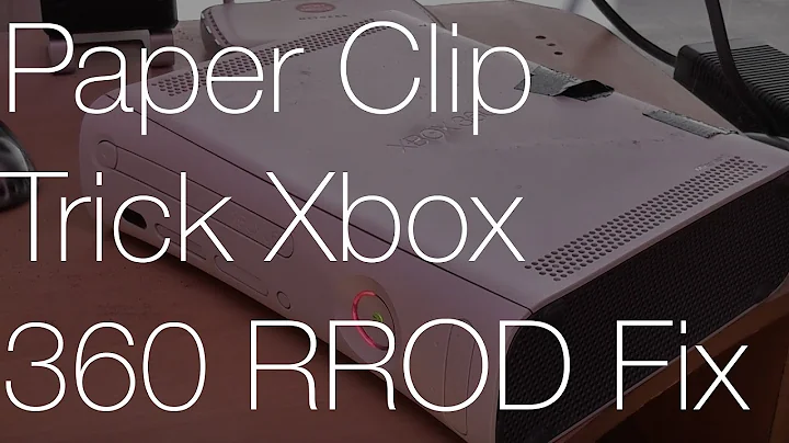 Paper Clip Trick Xbox 360 RROD Fix | IMNC