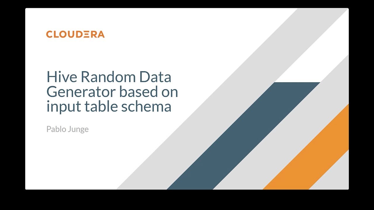 Download How To Generate Hive Random Data Based On Input Data Schema 1 Youtube