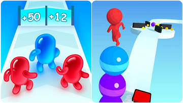 Join Blob vs Stack Rider 3D Max Level Gameplay