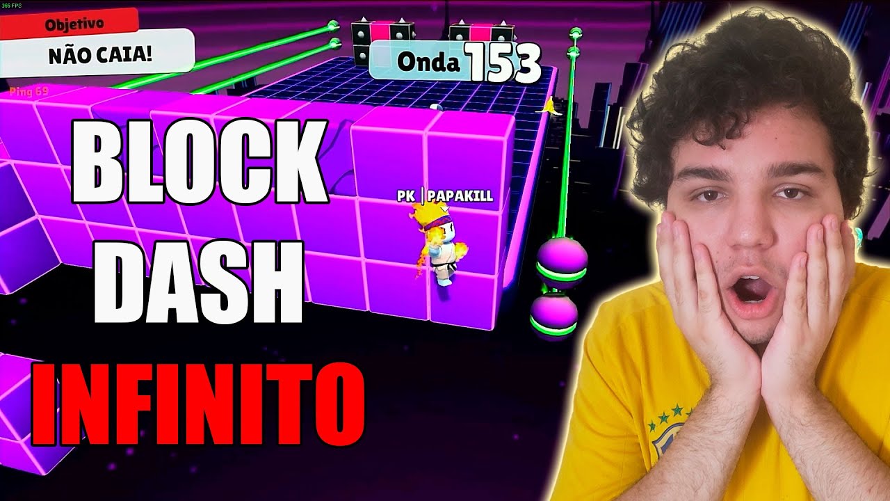 ✓ [OFICIAL] COMO JOGAR O NOVO BLOCK DASH INFINITO DO STUMBLE GUYS - SEM  ERROS!!! 