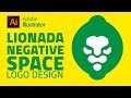 Logo Design | Negative Space | Lionada (Arabic)2018