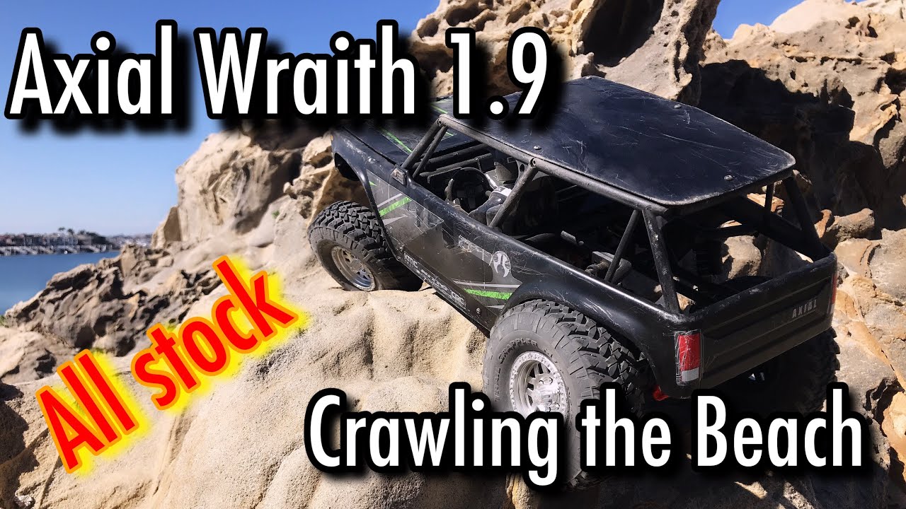 Axial Wraith 1.9 - Rock this Beach!
