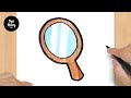 381 how to draw a mirror  easy drawing tutorial