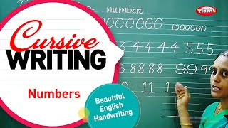 cursive writing numbers cursive writing for beginners beautiful english handwriting