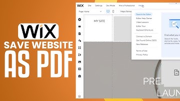 How To Save Wix Website As PDF (2025) Easy Tutorial