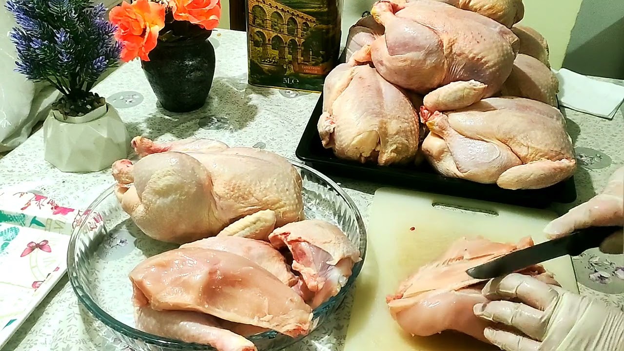 تجهيز لحوم طبخات رمضان