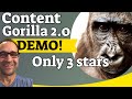 Content Gorilla 2.0 Review Honest Not Good Enough Proof Real Demo 😟