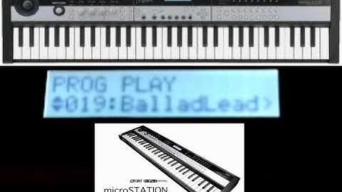 korg microSTATION - synth lead preset 1-44 HQ