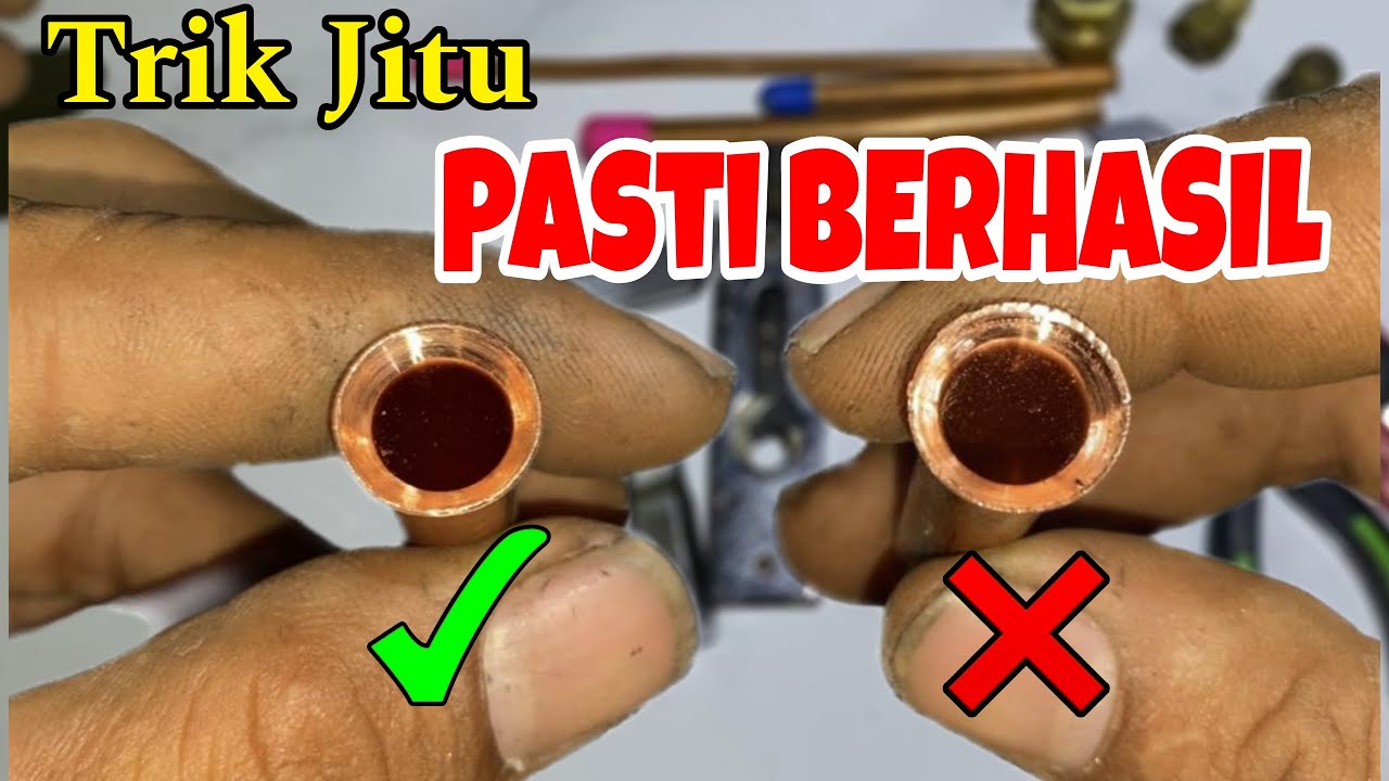 Cara FLARING PIPA AC || how to flare copper tube