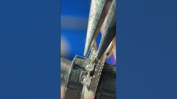 The Process of Making a Custom Ring Setting: Two Hoop Set Four-Claw Diamond Ring