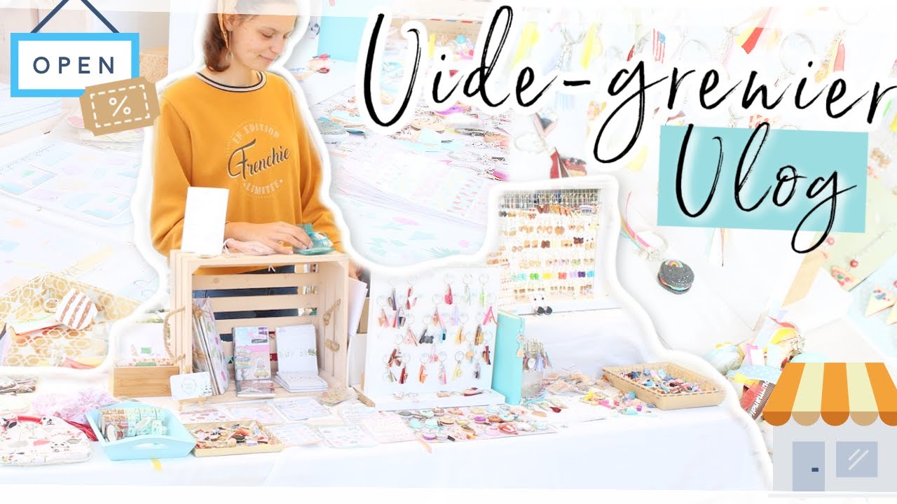 Studio Vlog ☕ Préparation, jour J et bilan de ma brocante du 27 juin 2021