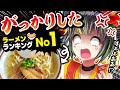【異議あり！】がっかりしたラーメンランキングについて物申す！！