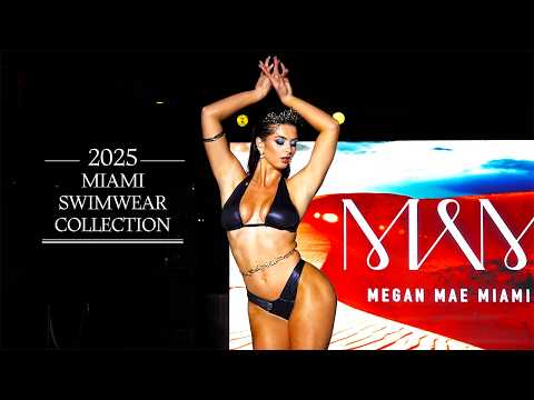 ✨ 2025 MIAMI SWIMWEAR <strong>COLLECTION</strong> ✨｜4K｜#LINGERIEㅣMiami Swim <strong>Week</strong>® -The Shows #Megan Mae Miami