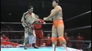 AJPW - Mitsuharu Misawa & Toshiaki Kawada vs Giant Baba & Kenta