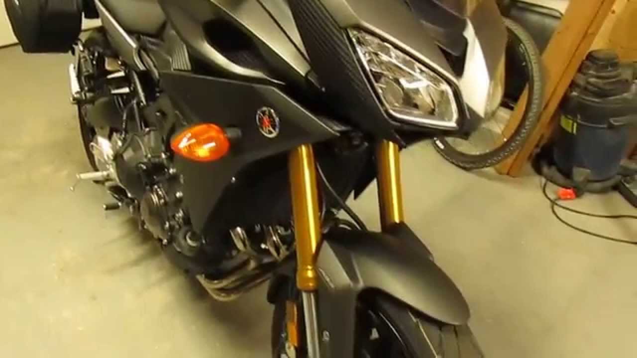 2015 Yamaha FJ 09 lowering kit installed YouTube