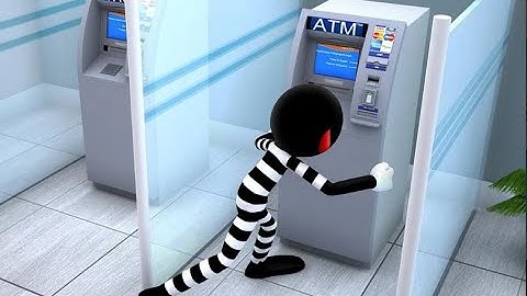 Stickman Bank Robbery Escape -By GENtertainment Studios-  Android Gameplay.