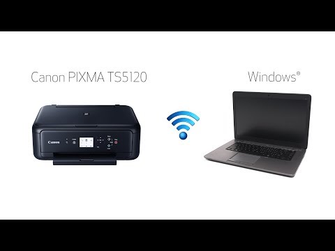 Setting up Your Wireless Canon PIXMA TS5120 - Easy Wireless Connect with a Windows Computer