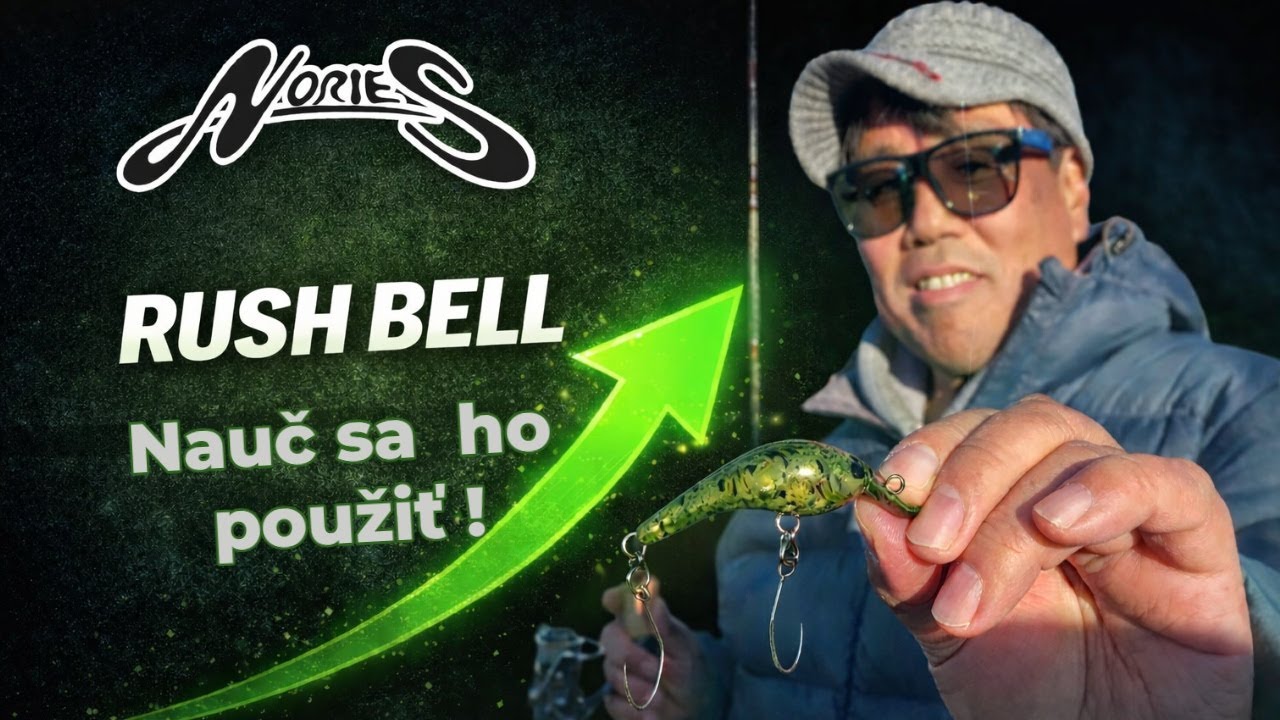Japonská škola Trout Area: Ako loviť s wobblerom Nories Rush Bell (3 min)