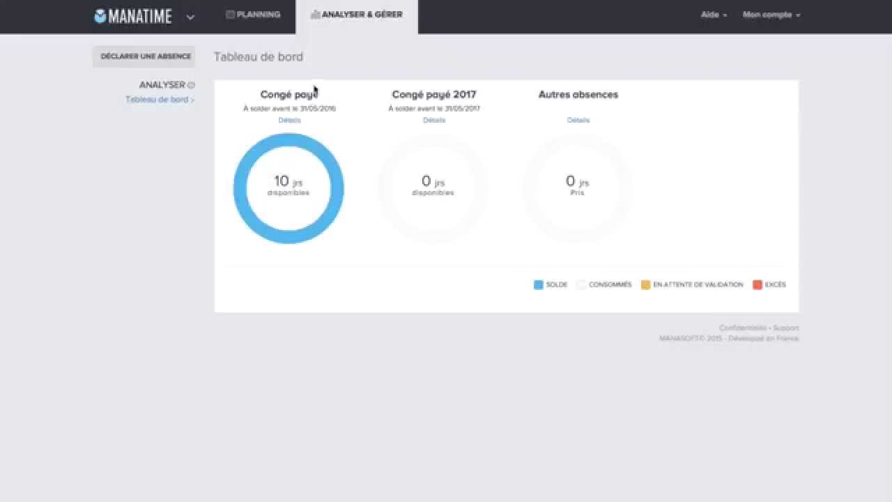 Débuter sur ManaTime