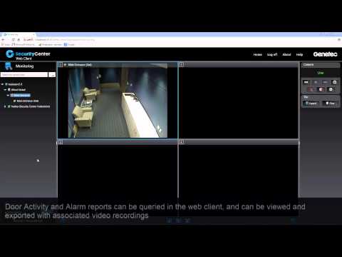 Genetec - Security Center Web Client – Access Control Walk-Through