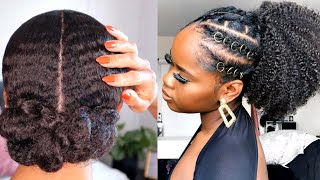GROW LONG NATURAL HAIR WITH THESE STYLES