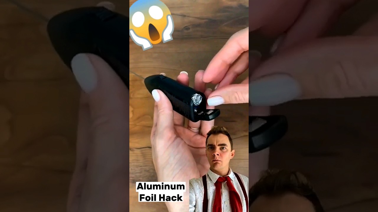 Using Aluminum Foil as battery!! 🤯⚡👍 