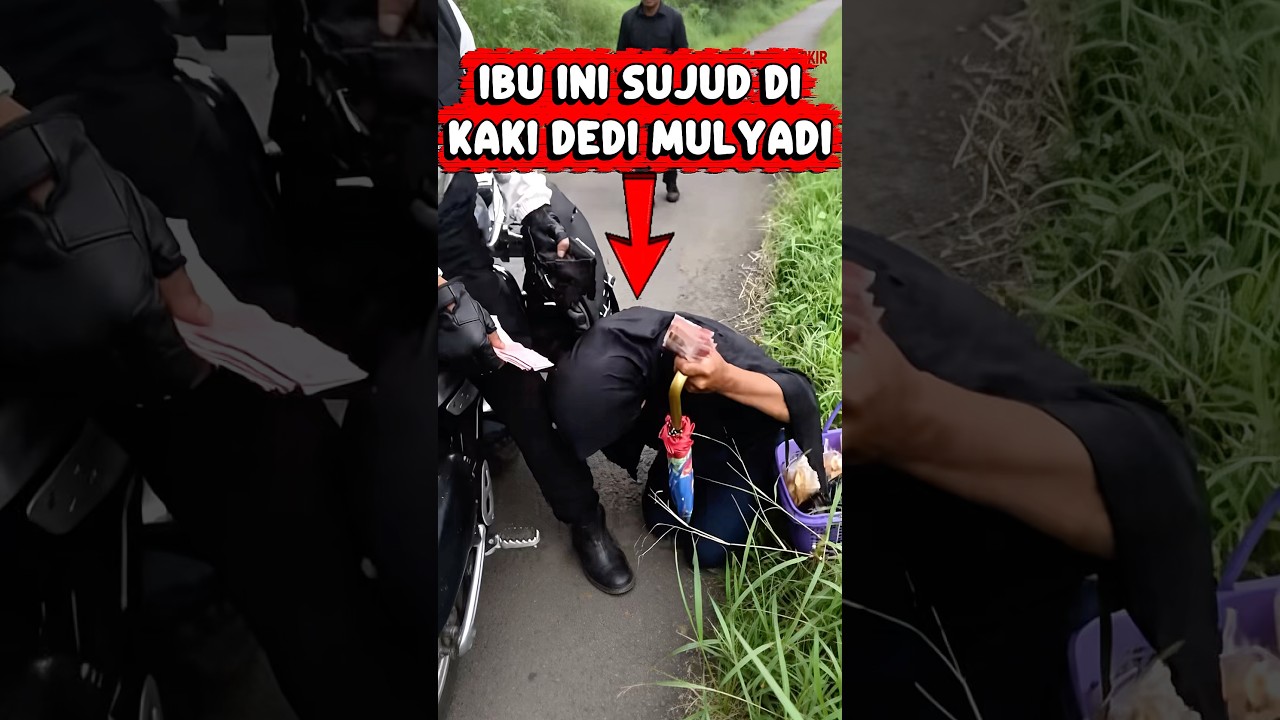 Ibu ini sujud di kaki Dedi Mulyadi #kdm #gubernurjabar