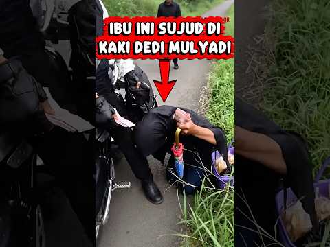 Ibu ini sujud di kaki Dedi Mulyadi #kdm #gubernurjabar