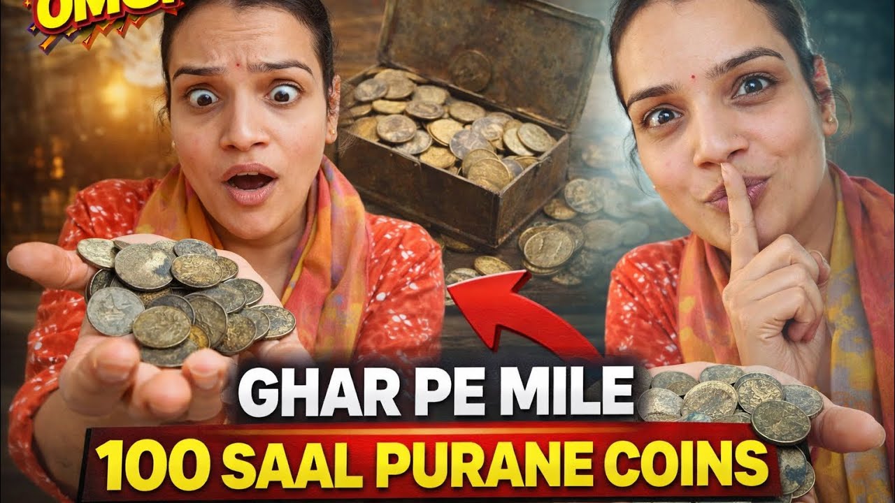 Ghar Mein Mila 100 Saal Purana Khazana 😱 | Rare Coins Collection