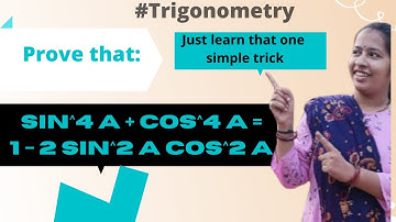 Prove that sin 4 theta+cos 4 theta/1-2sin2theta.cos2theta =1 | #trigonometry part 4 #maths