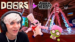I BEAT THE NEW DOORS UPDATE IN TOWER HEROES!