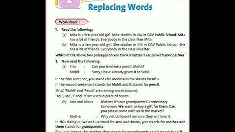 Unit -2 Replacing Words