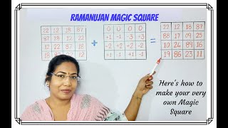 Trick to Find Magic Square of your Birthday | Ramanujan Magic Square Formula |