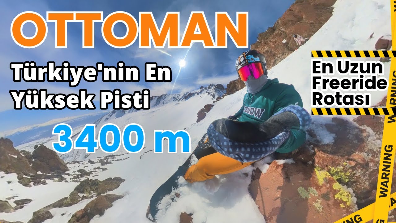 Ottoman - Türkiye'nin En Yüksek Pistinde En Uzun Freeride Rotası / Turkey's Highest Ski Slope