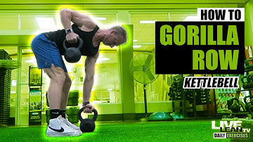 How To Do A KETTLEBELL GORILLA ROW | Exercise Demonstration Video and Guide