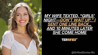My Wife Texted, “Girls’ Night—Don’t Wait Up.” I Sent One Line Back… and 10 Minutes Later she come