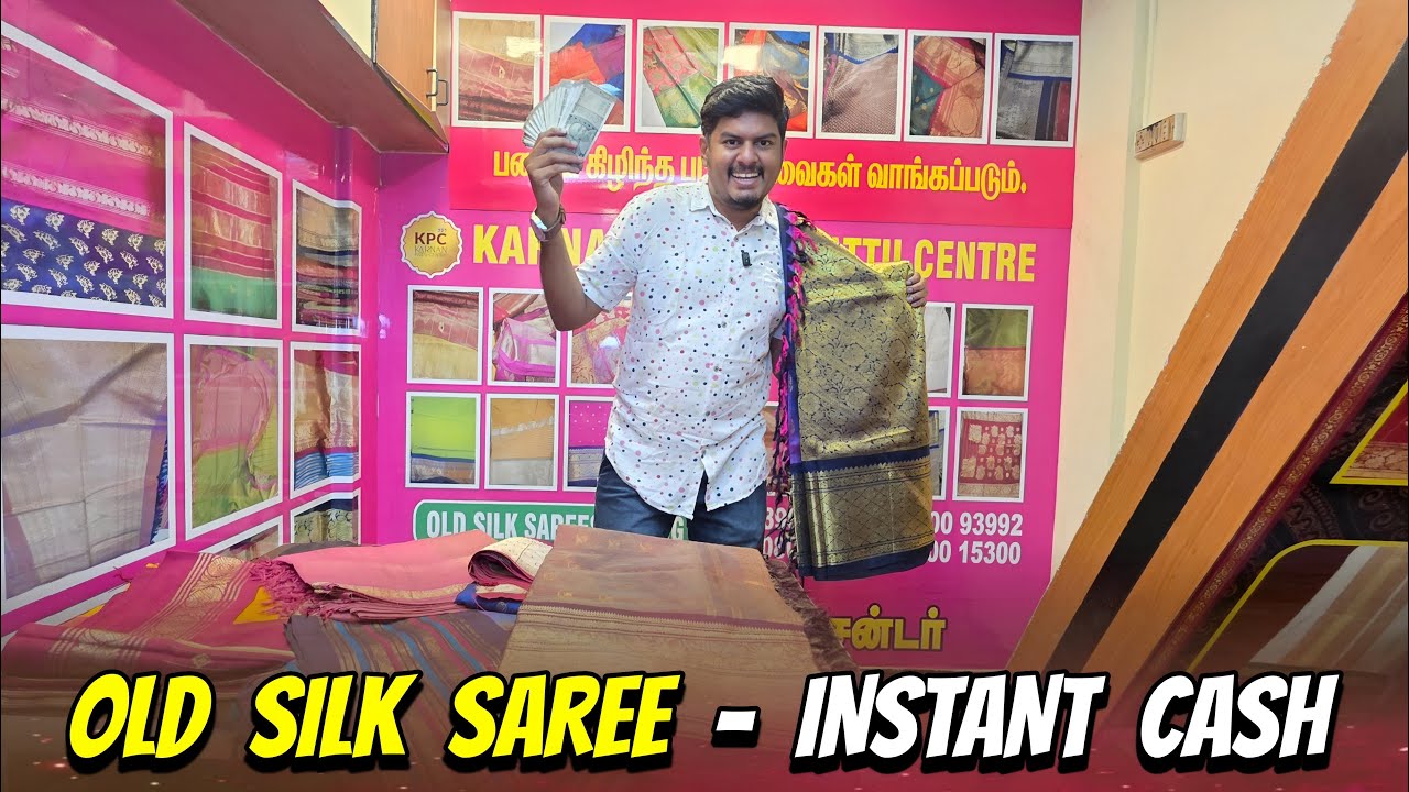 💸 Old Silk Sarees குடுத்தா Cash தராங்களா 🥵 Karnan Pattu Centre - T.Nagar