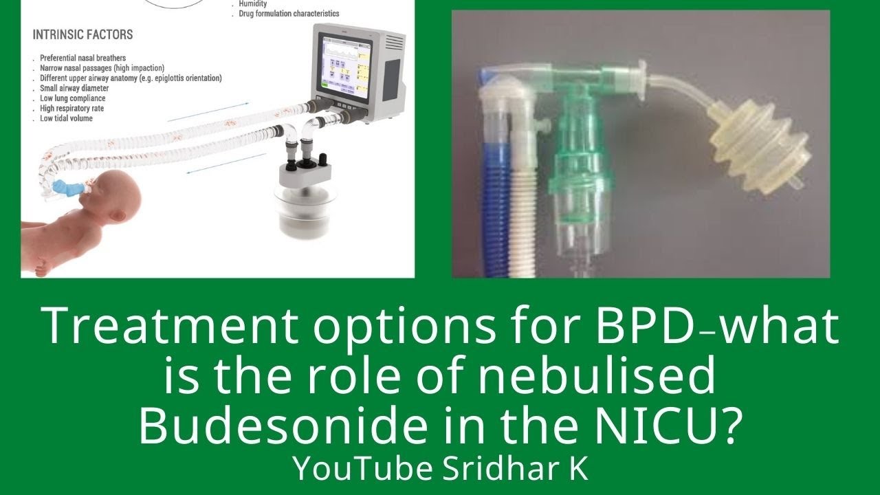 Nebulised budesonide in NICU. What are the different options to prevent