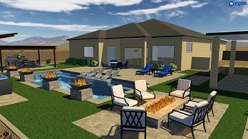 Schultz Backyard Oasis (2)- Thunderbird Pools and Spas- Thunderscapes