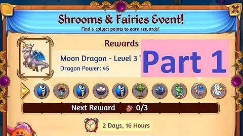 FIRST 13 MINUTES - Shrooms & Fairies Merge Dragons Event Part 1