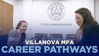 Villanova MPA | Explore Career Pathways