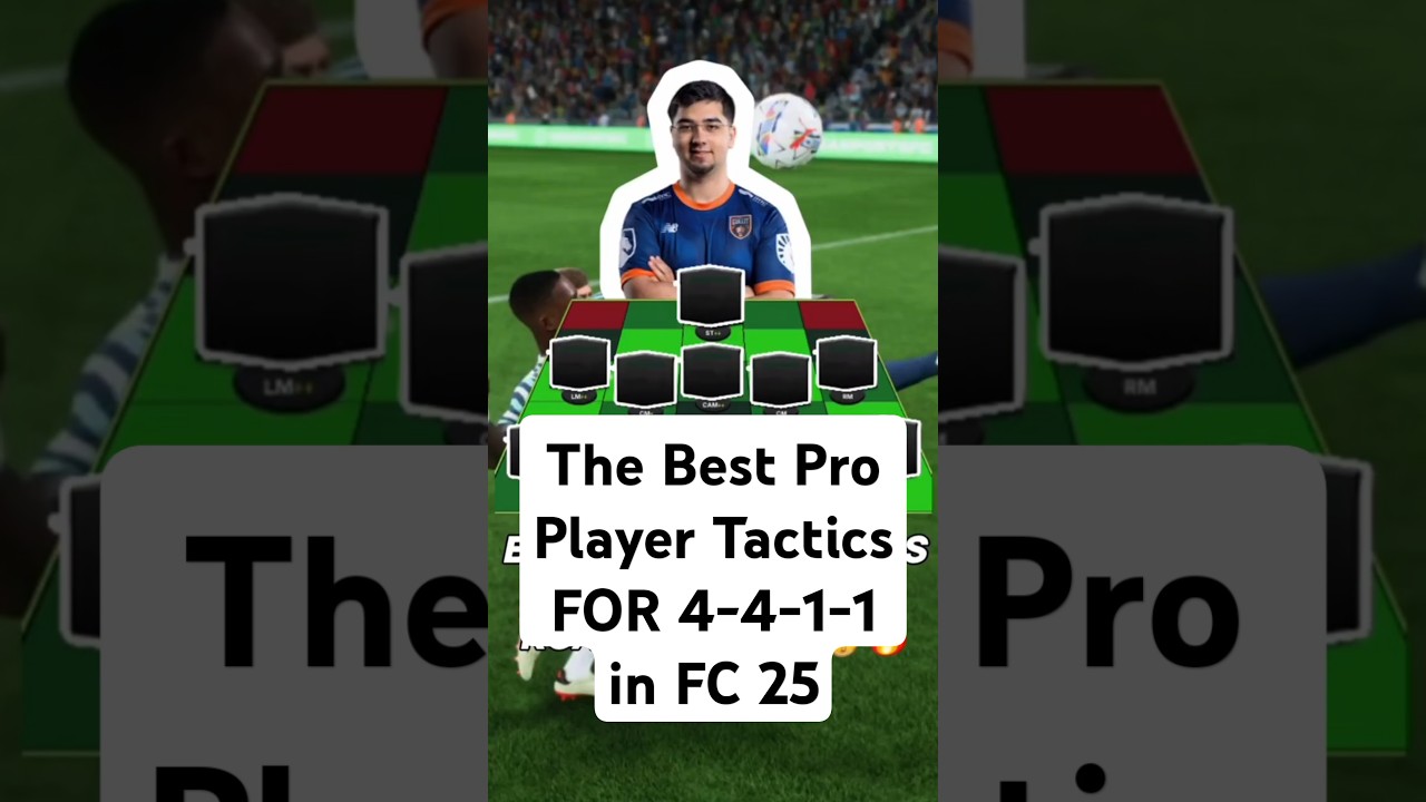 The Best Pro Player Tactics FOR 4-4-1-1 in FC 25 🔥🤯🔥